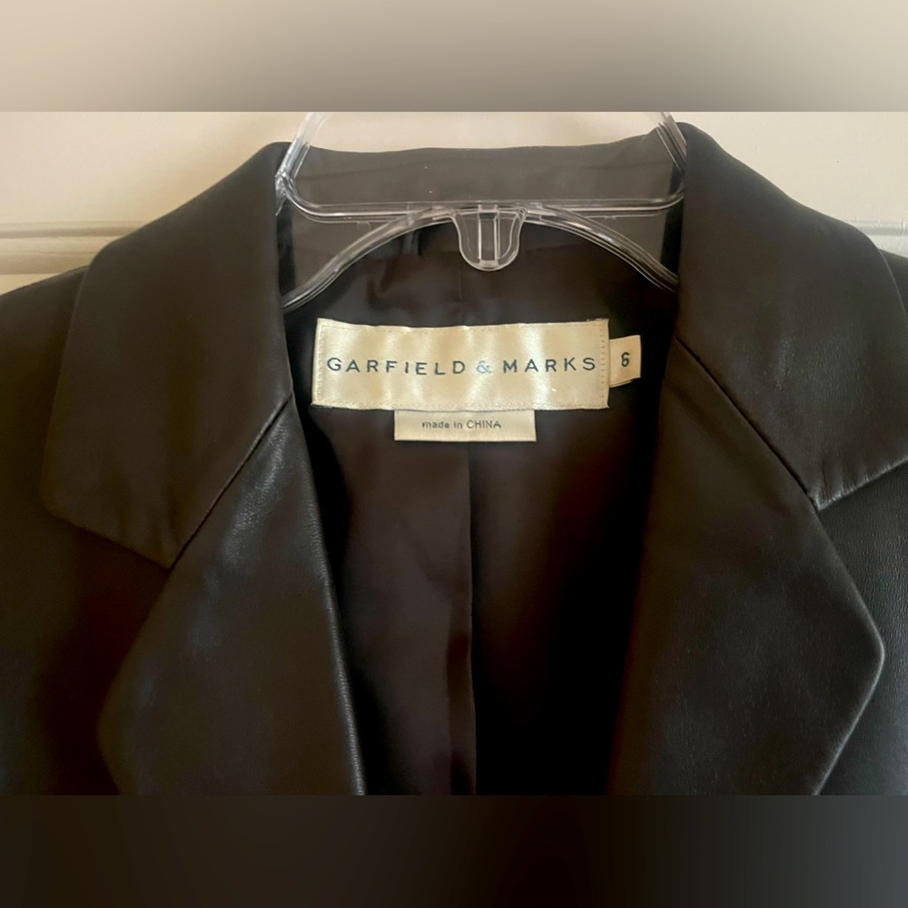 Garfield & Marks brown leather jacket